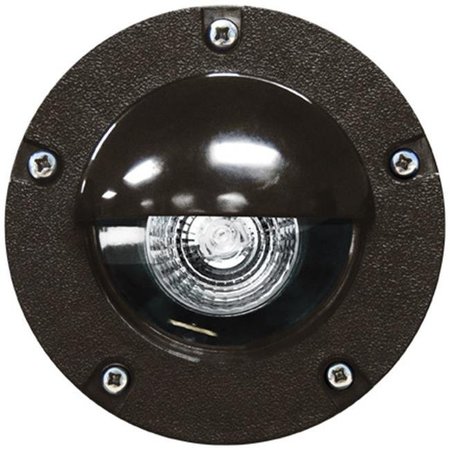 DABMAR LIGHTING Dabmar Lighting LV344-BZ 35W 12V Polybutylene Terephthalate Adjustable In-Ground Well Light with Eyelid; Bronze LV344-BZ